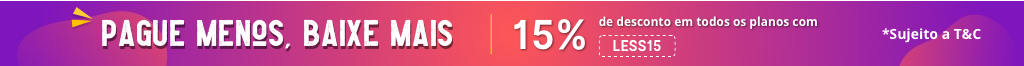 15% de desconto em todos os planos com LESS15